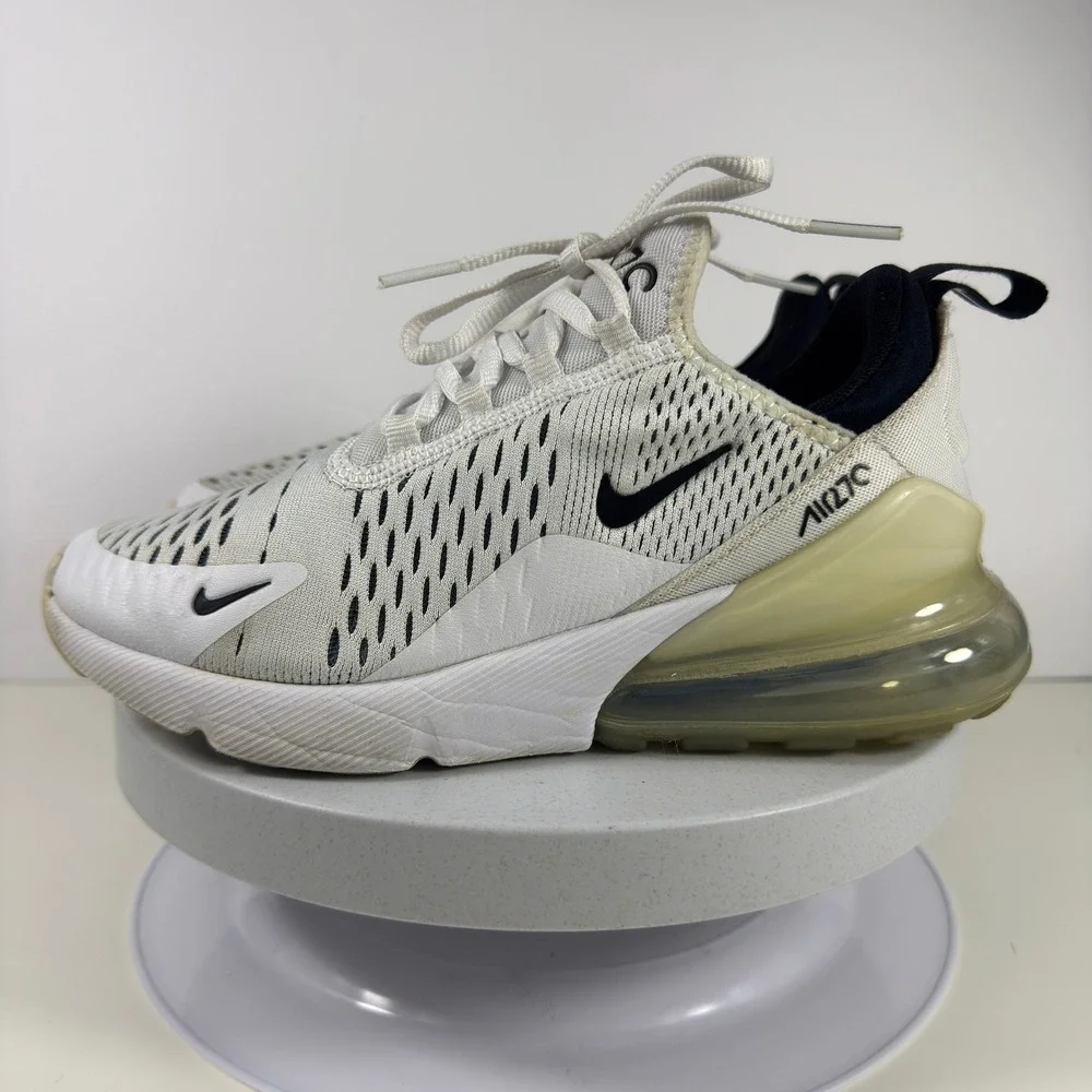 Nike Women Sneakers Air Max 270 Mesh Running Casual White Black US 5.5 - Picture 2 of 14